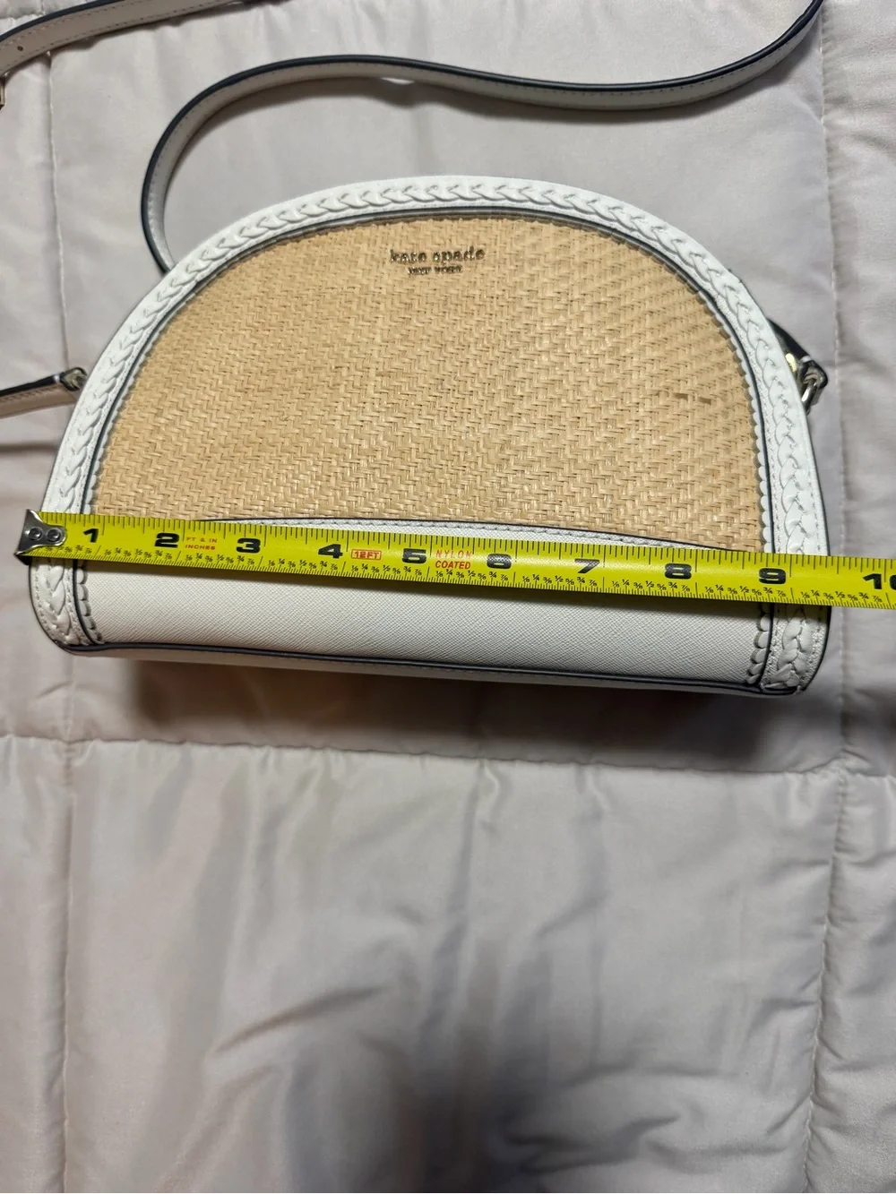 Kate Spade New York Reiley Straw Dome Crossbody Bag